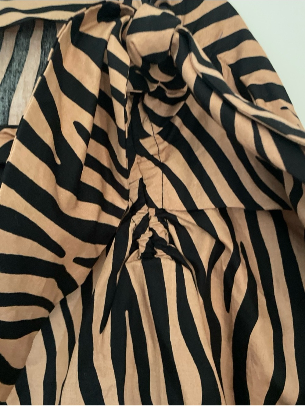 NWT ZARA Women's Leopard Print Short Sleeve Top Shirt Blouse S - Picture 4 of 9